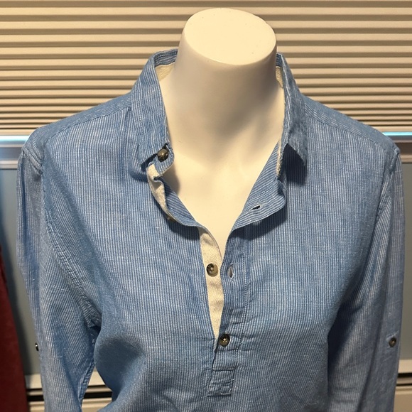 Blue button down Casual Shirt - Picture 7 of 8